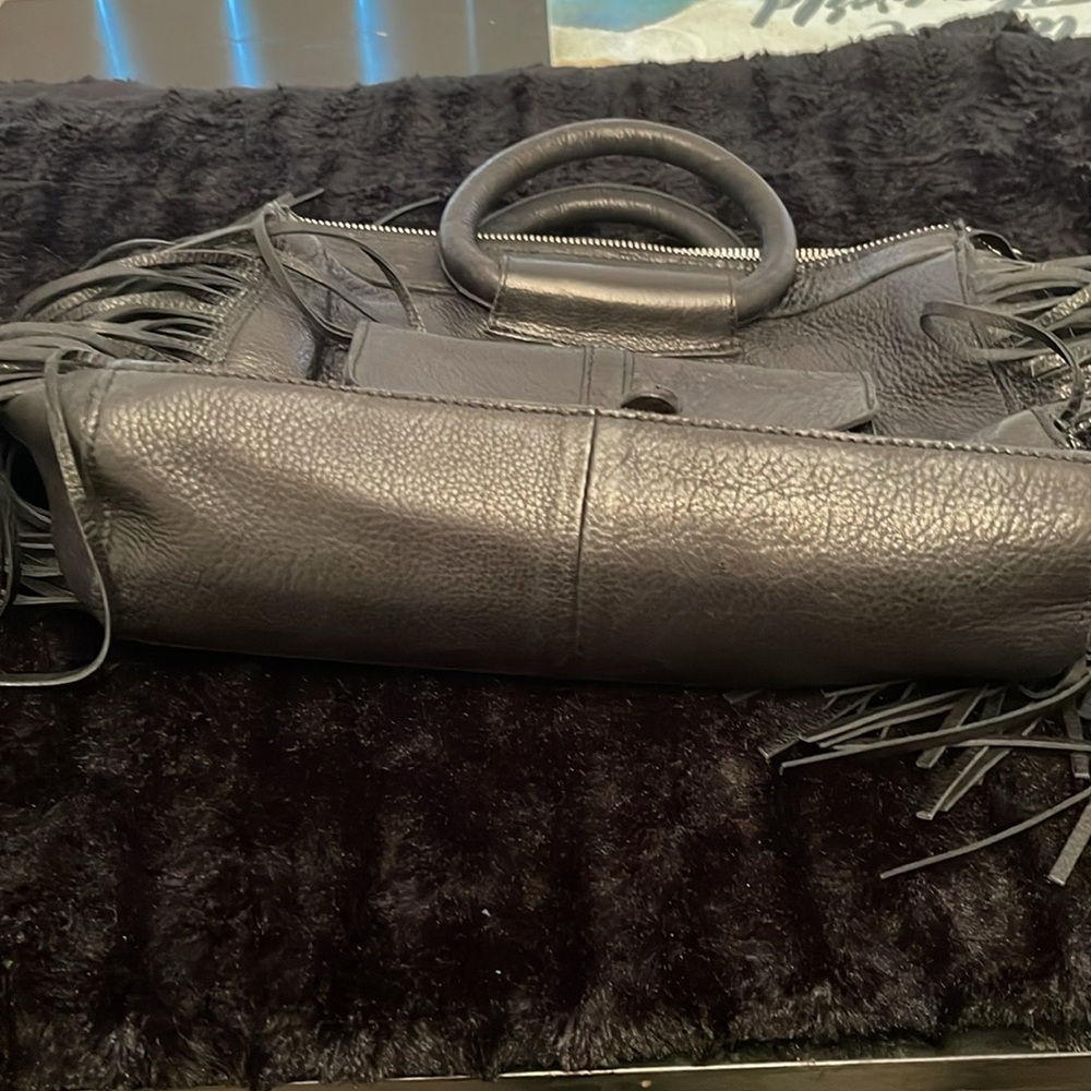 Black Leather Purse - Picture 5 of 8